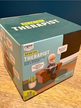 npw Desktop Therapist Figurine - Teal Box